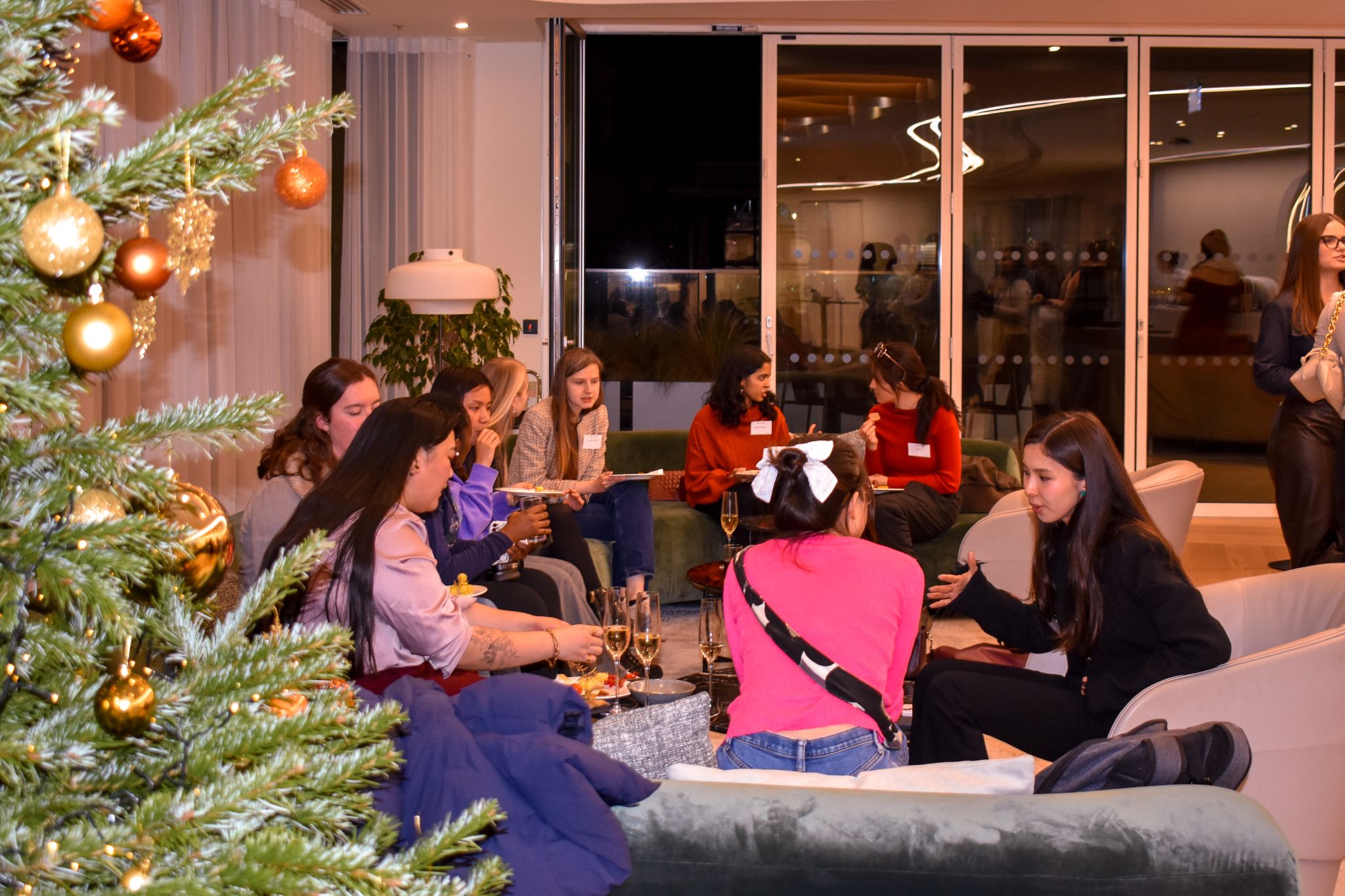 christmas party in London, UK